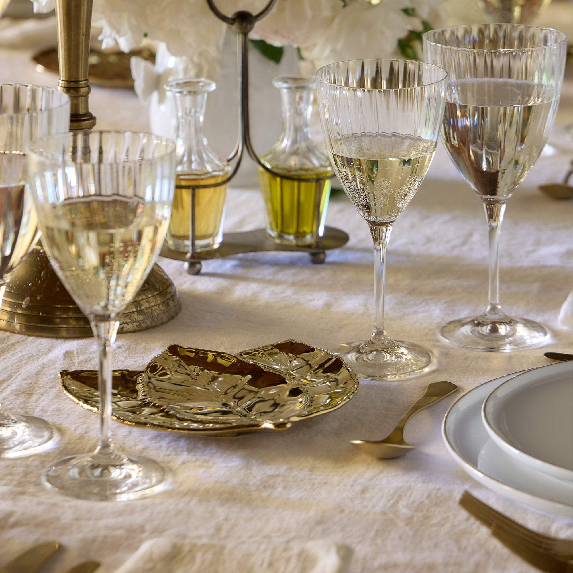 Costa Nova Botanica Gold Stoneware Accents - Thumbnail 5