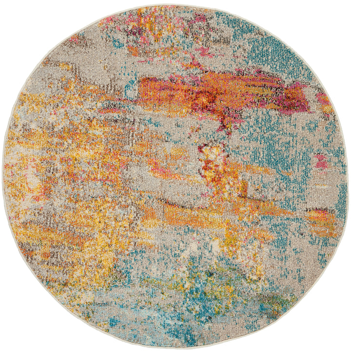 Nourison Celestial Multicolor Sealife Abstract Area Rug (CES02)