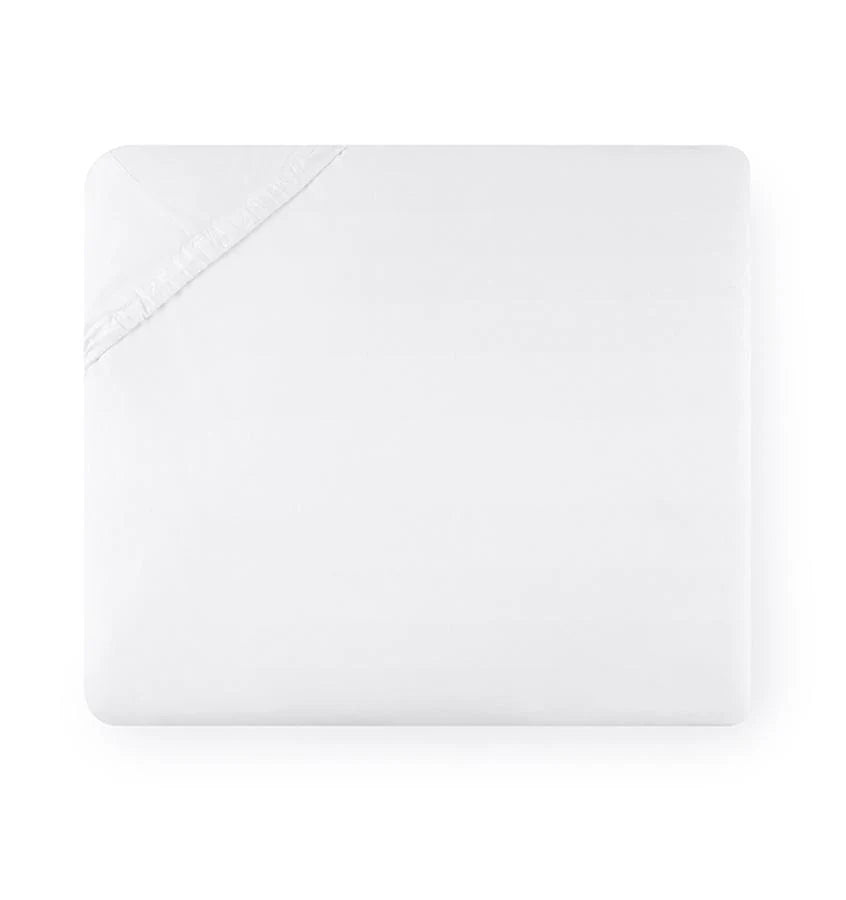 Sferra Grande Hotel King Bottom Fitted Sheet (WHITE)