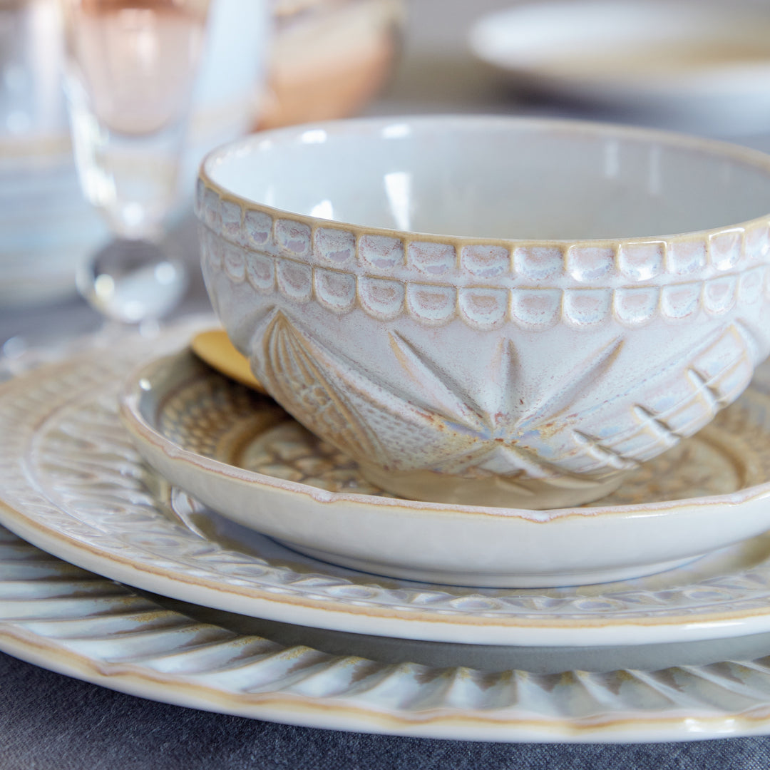 Costa Nova Cristal Fine Stoneware Dinnerware (Nacar)