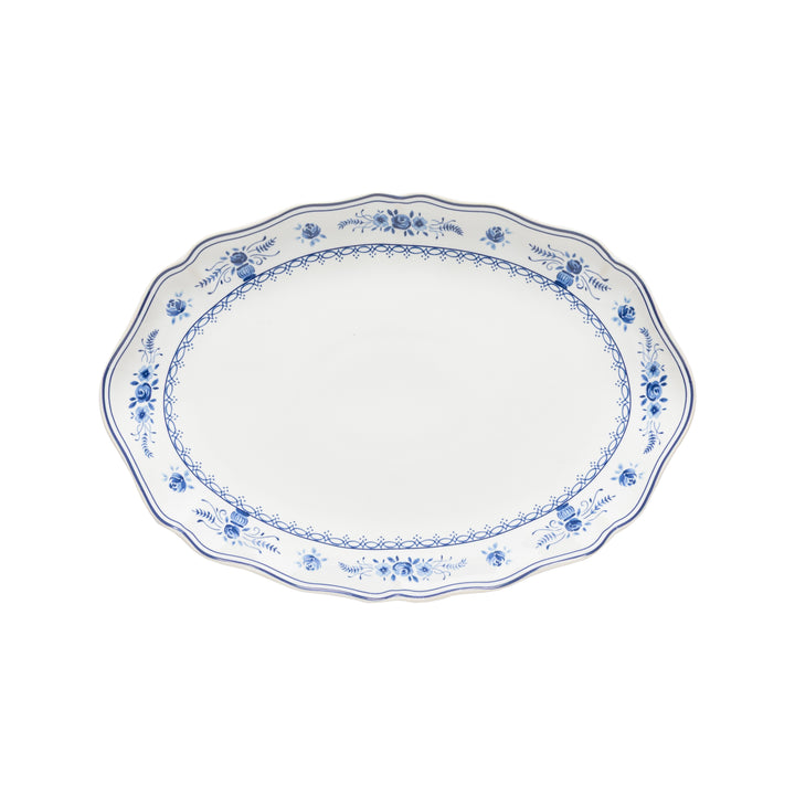 Costa Nova Vila Fine Stoneware Dinnerware (White-Blue Floral)