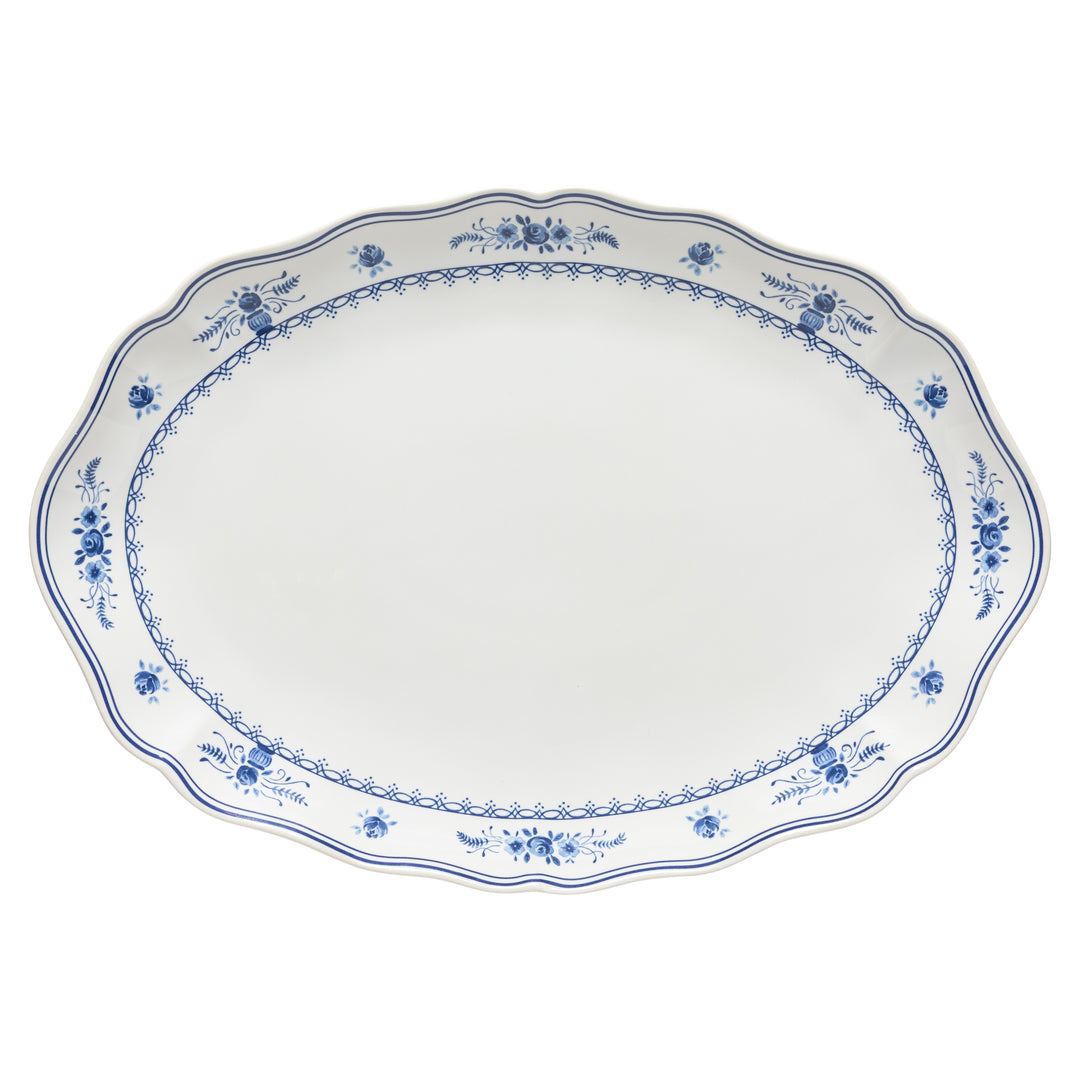 Costa Nova Vila Fine Stoneware Dinnerware (White-Blue Floral)