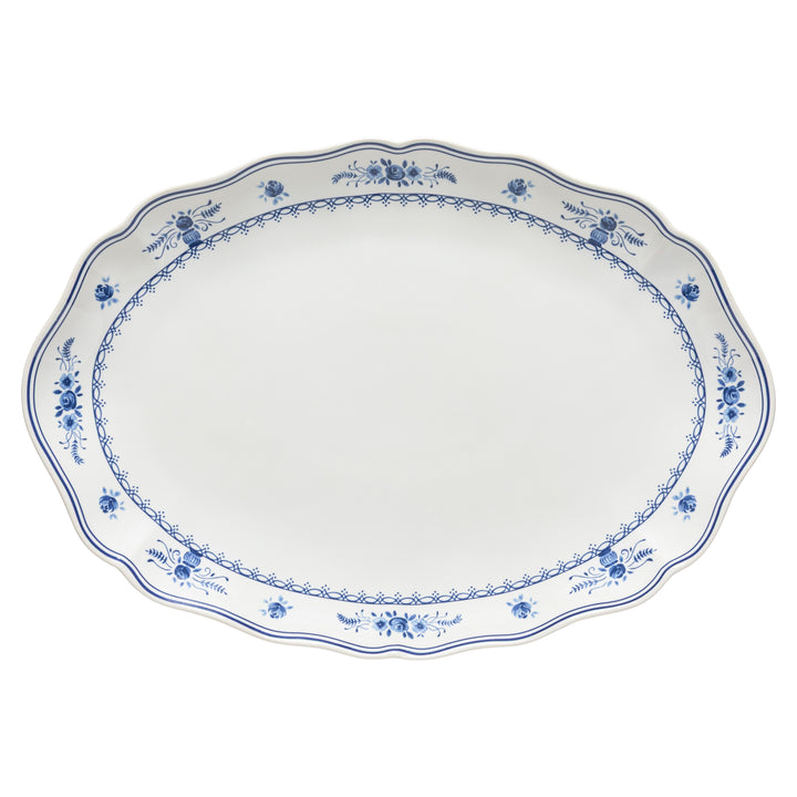 Costa Nova Vila Fine Stoneware Dinnerware (White-Blue Floral)