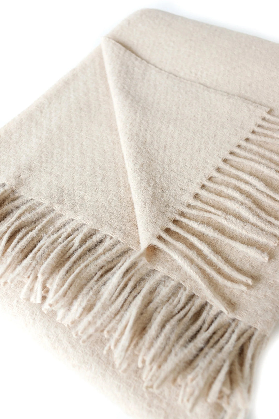 Cork Alpaca Wool Throw (Tan)