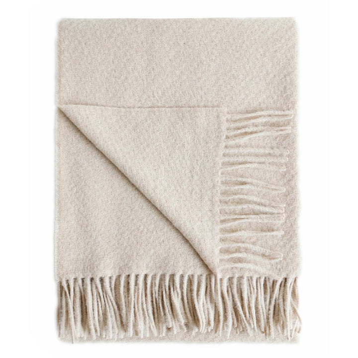 Cork Alpaca Wool Throw (Tan)