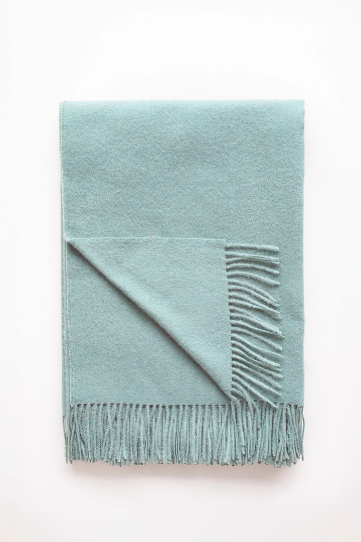 Paris Baby Alpaca Throw (Mint)
