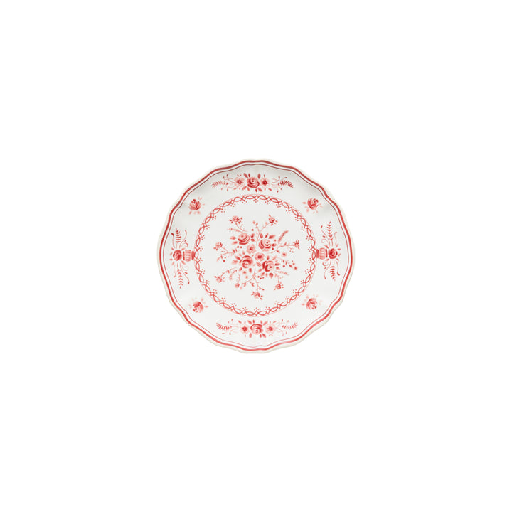 Costa Nova Vila Fine Stoneware Dinnerware (White-Red)