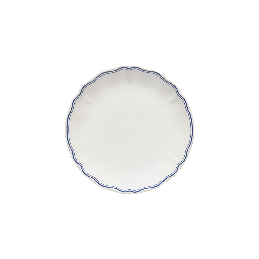 Costa Nova Vila Fine Stoneware Dinnerware (White-Blue)