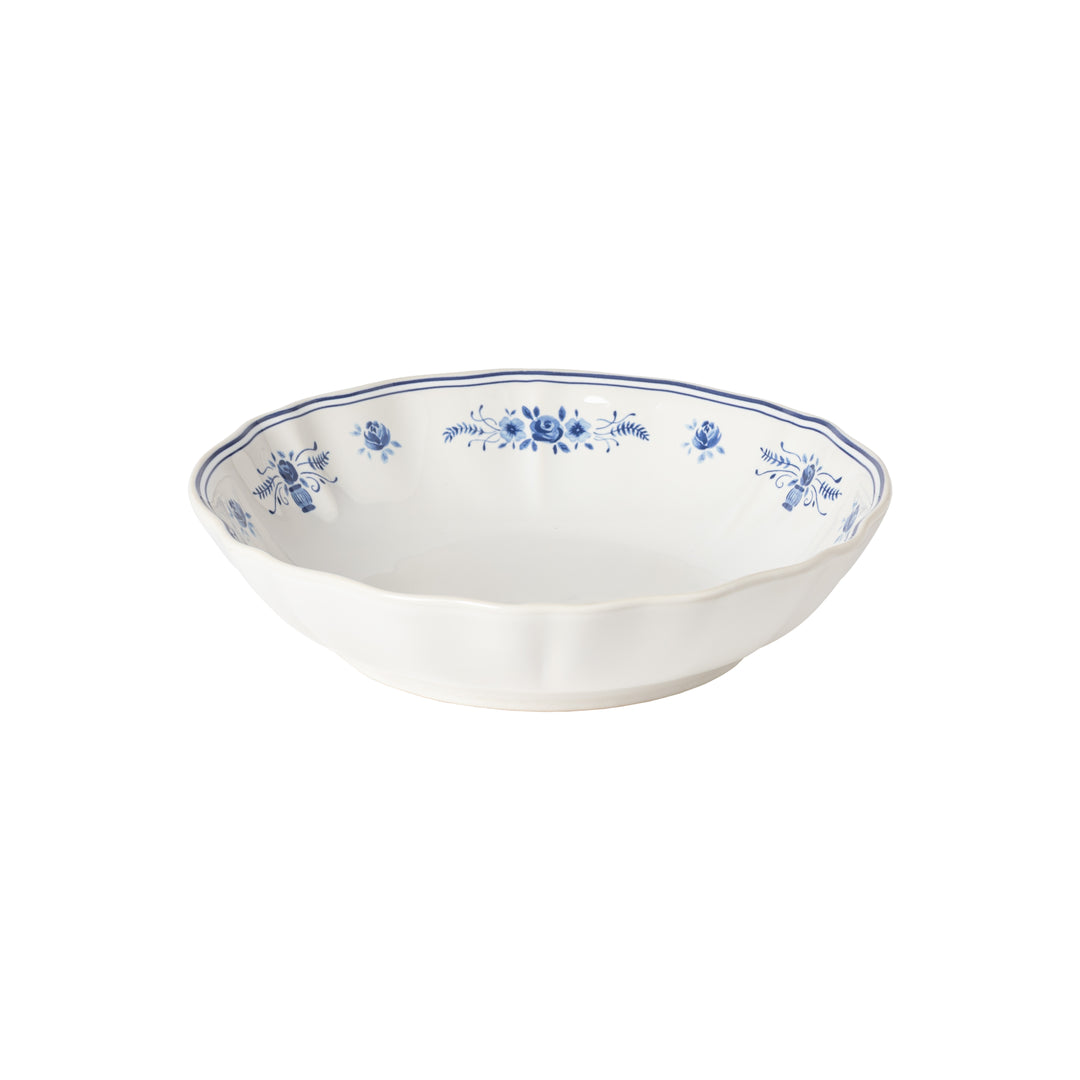 Costa Nova Vila Fine Stoneware Dinnerware (White-Blue Floral)