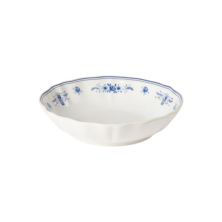 Costa Nova Vila Fine Stoneware Dinnerware (White-Blue Floral)
