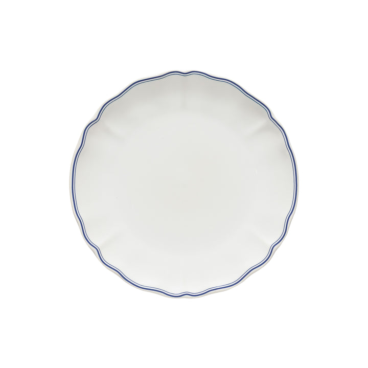 Costa Nova Vila Fine Stoneware Dinnerware (White-Blue)