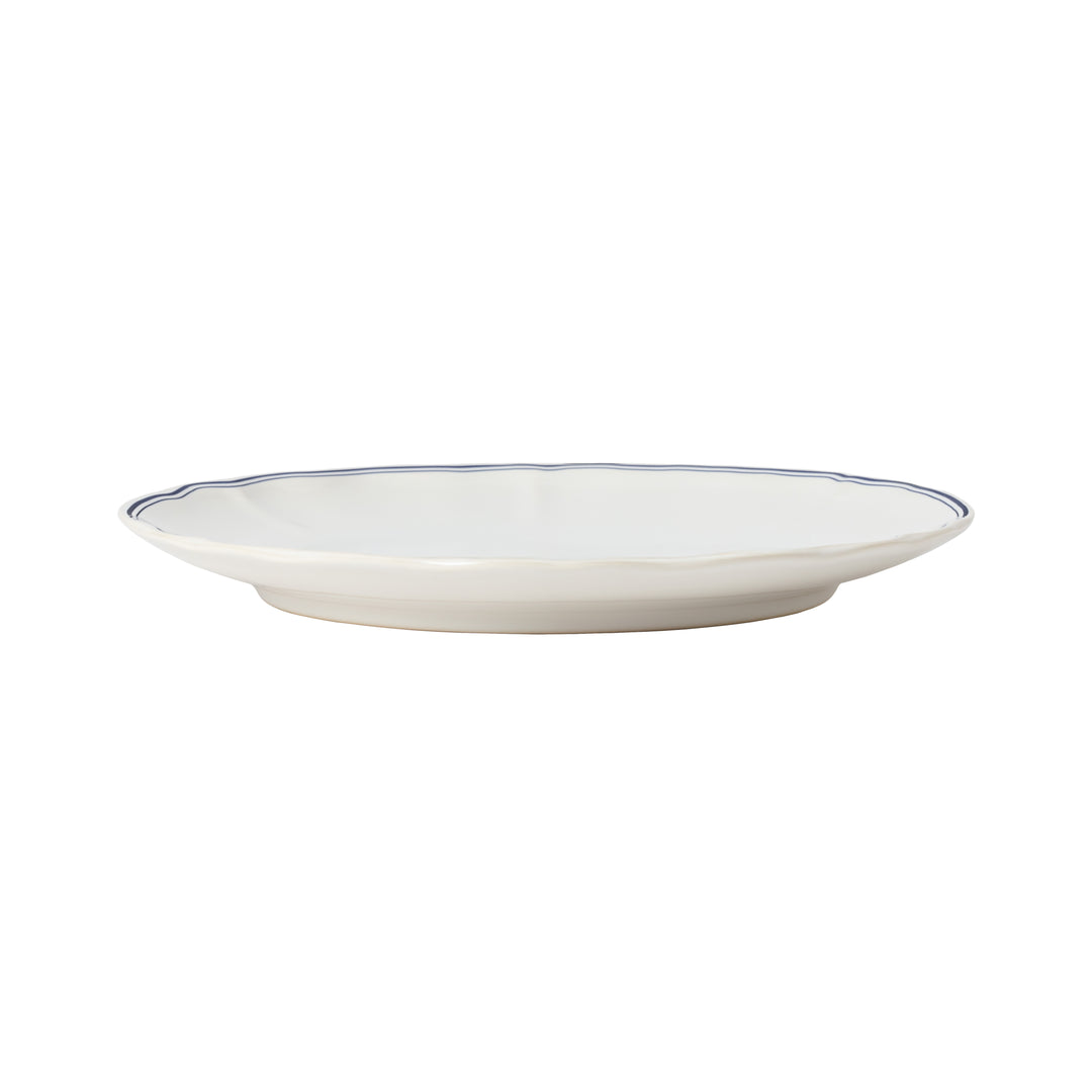 Costa Nova Vila Fine Stoneware Dinnerware (White-Blue)