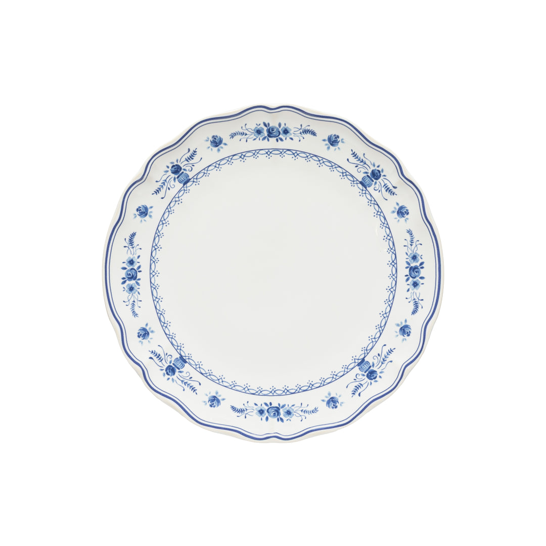 Costa Nova Vila Fine Stoneware Dinnerware (White-Blue Floral)