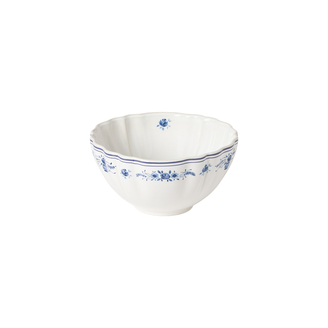 Costa Nova Vila Fine Stoneware Dinnerware (White-Blue Floral)