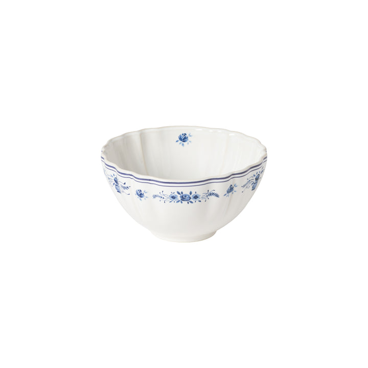 Costa Nova Vila Fine Stoneware Dinnerware (White-Blue Floral)