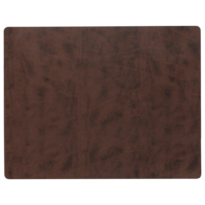 Costa Nova Sela Faux Leather Placemats Set of 4 (Brown)