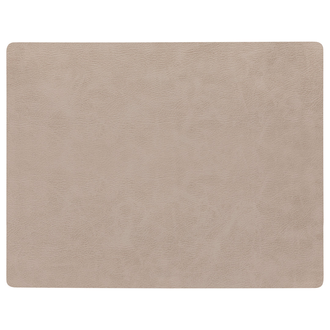 Costa Nova Sela Faux Leather Placemats Set of 4 (Light Gray)