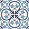 Adama Blue Vinyl Rug/Mat (Pinta_Blu)