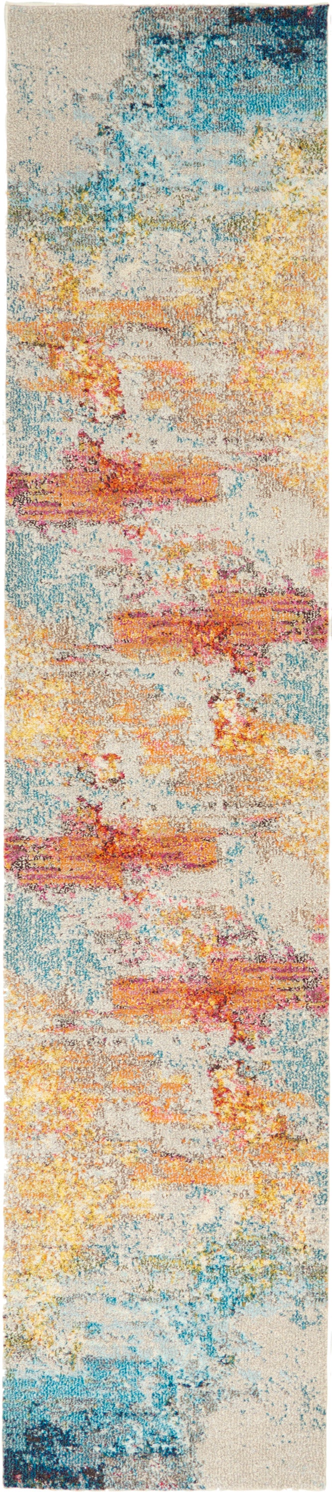 Nourison Celestial Multicolor Sealife Abstract Area Rug (CES02)