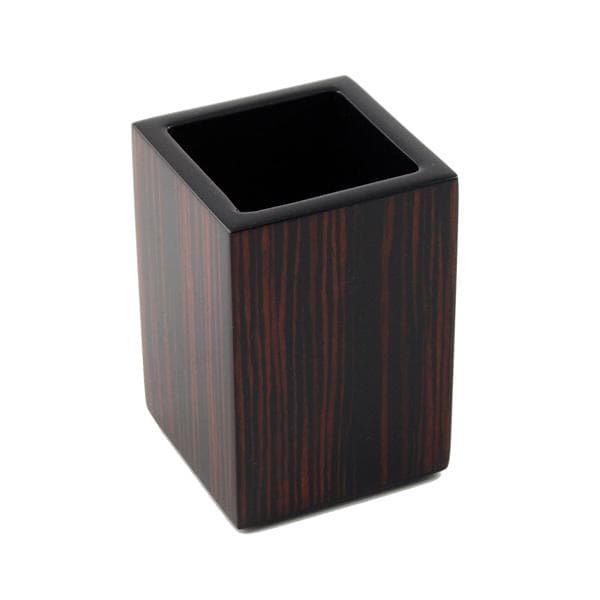 Macassar Ebony Inlay Lacquer Brush Holder - Thumbnail 2