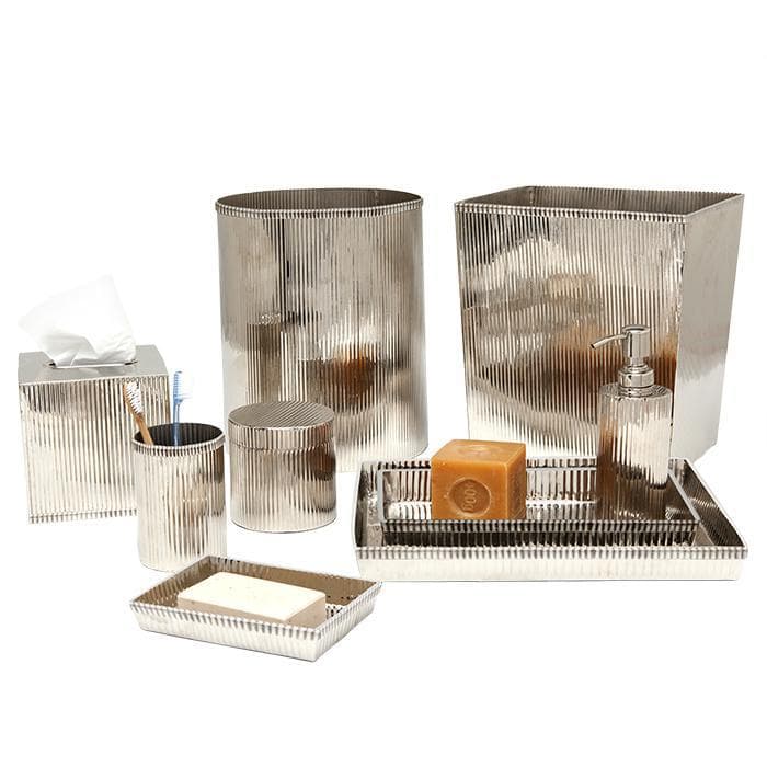 Pigeon & Poodle Redon Soap Dish Shiny Nickel - Thumbnail 2