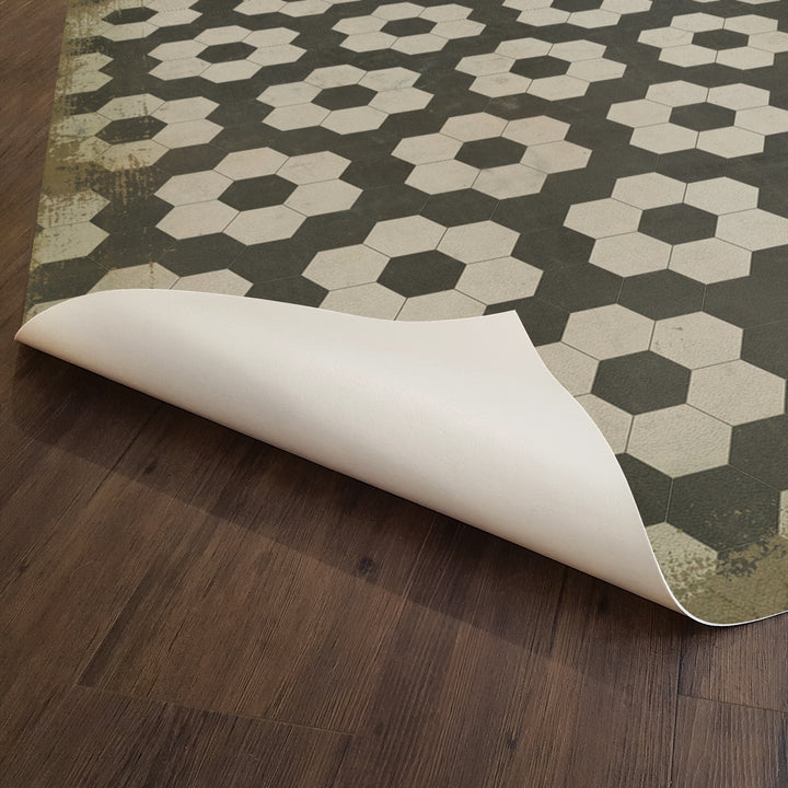 Vintage Vinyl Floorcloth Mats (Pattern 02 Resonance)