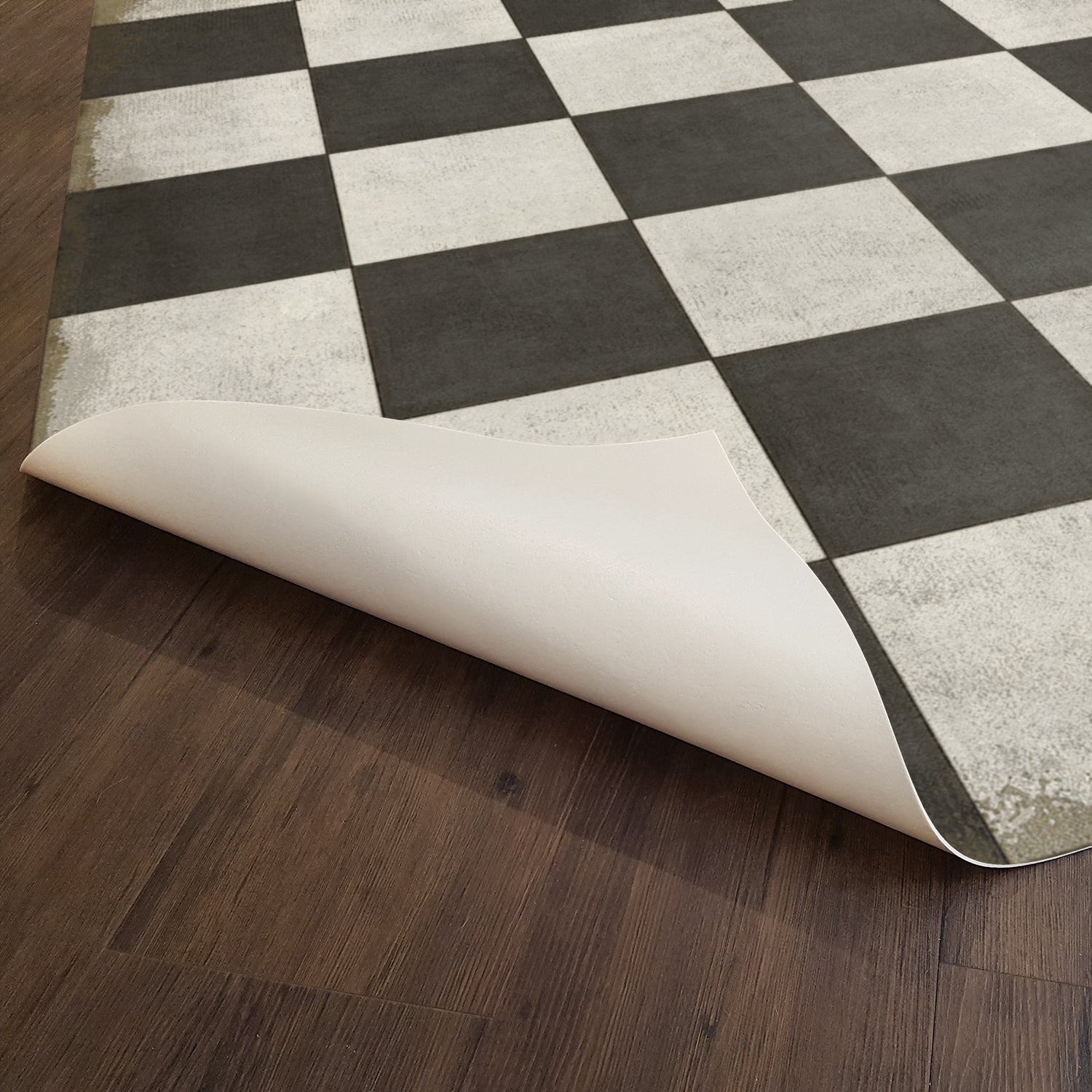 Vintage Vinyl Floorcloths Pattern 07 (Checkered Past
