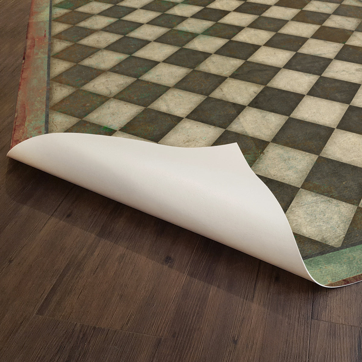 Vintage Vinyl Floorcloth Mats (Pattern 09 Checkmate) – Hudson & Vine