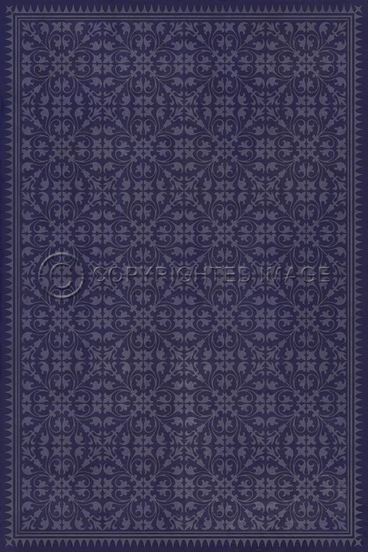 Vintage Vinyl Floorcloth Mat (Classic Pattern 21 The Cheshire Cat)
