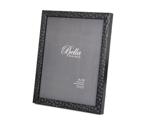 Oaxaca Soft Dimple Black Clay Picture Frame
