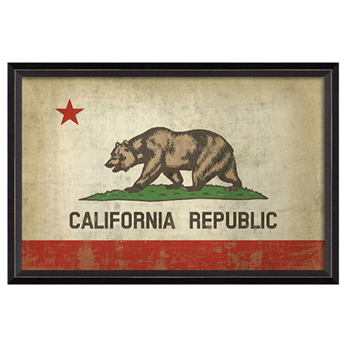 State Flag Framed Print (California)
