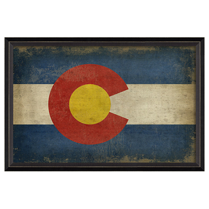 State Flag Framed Print (Colorado)