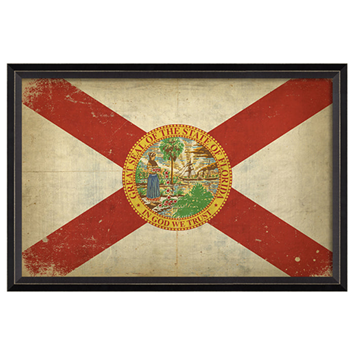 State Flag Framed Print (Florida)