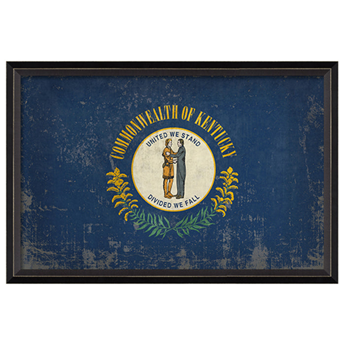 State Flag Framed Print (Kentucky)