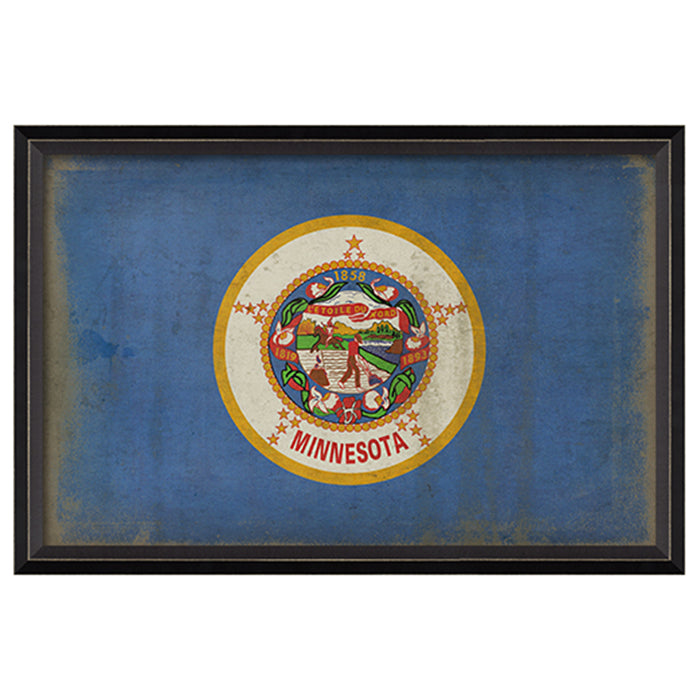State Flag Framed Print (Minnesota) – Hudson & Vine