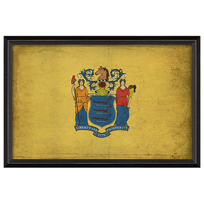 State Flag Framed Print (New Jersey)