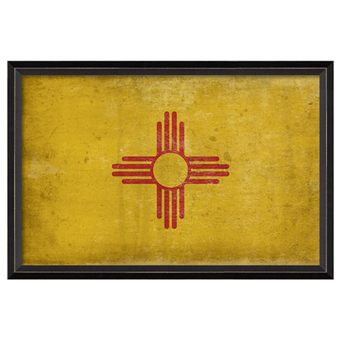 State Flag Framed Print (New Mexico)