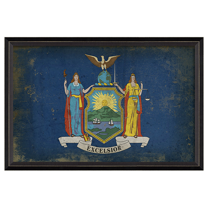 State Flag Framed Print (New York)