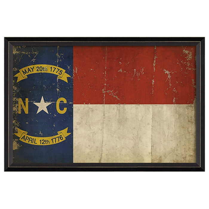State Flag Framed Print (North Carolina)