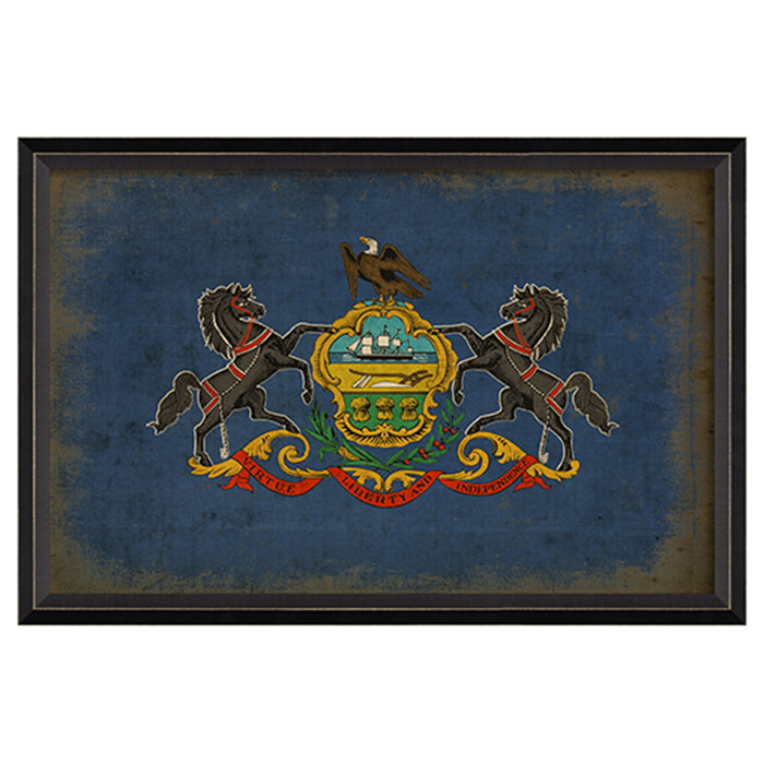 State Flag Framed Print (Pennsylvania)