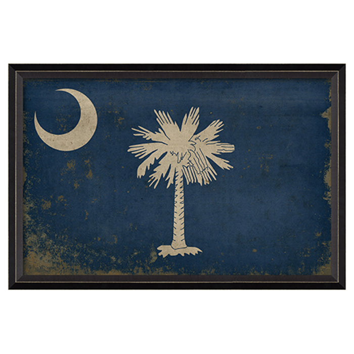 State Flag Framed Print (South Carolina)