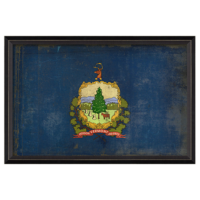 State Flag Framed Print (Vermont)