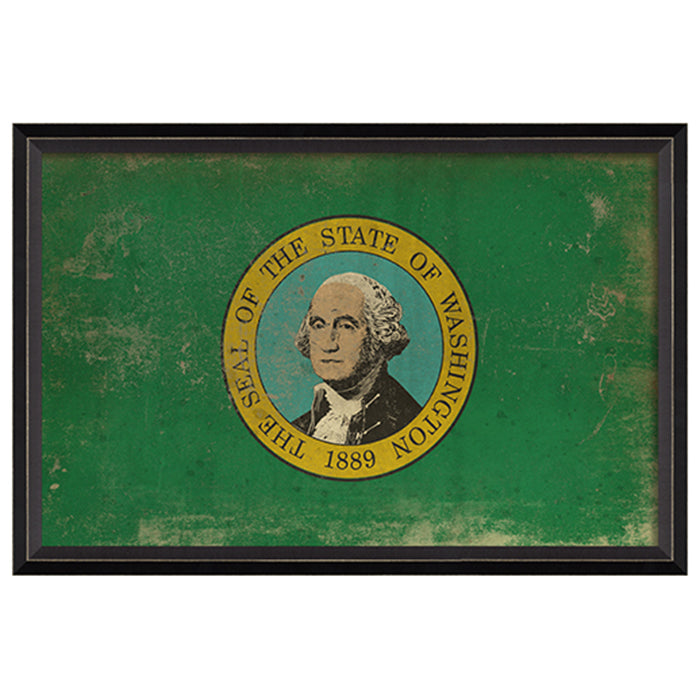 State Flag Framed Print (Washington)