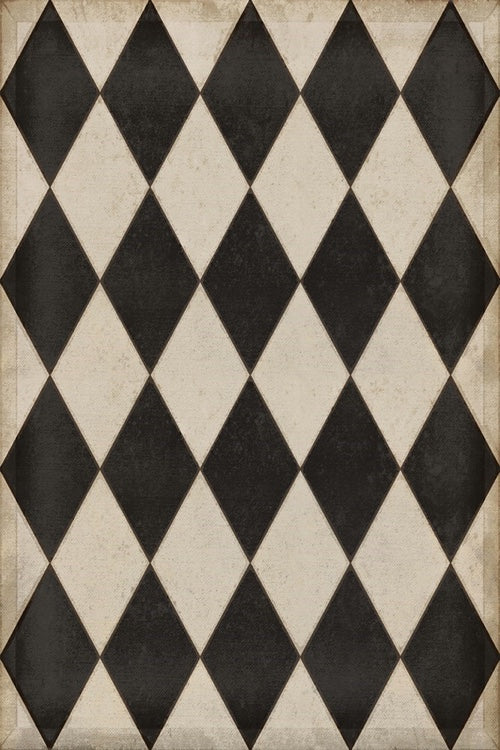 williamsburg diamond vinyl rug - several sizes available!