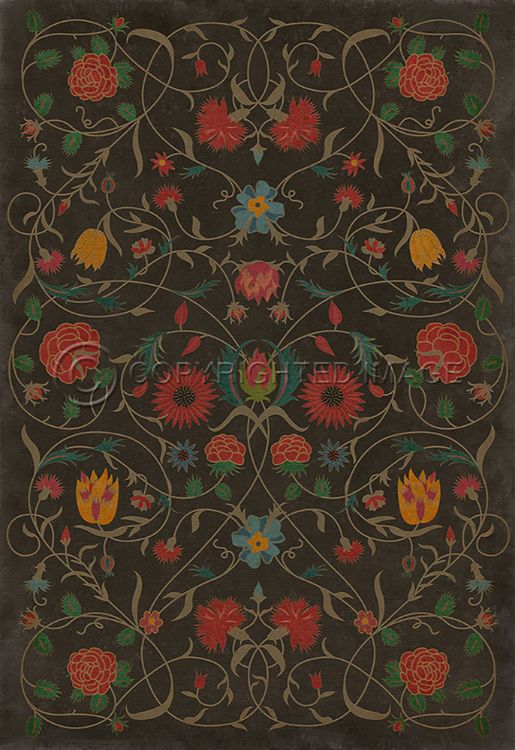 Spicher and Company Williamsburg Floral Martha - Susannah - 96 x 140