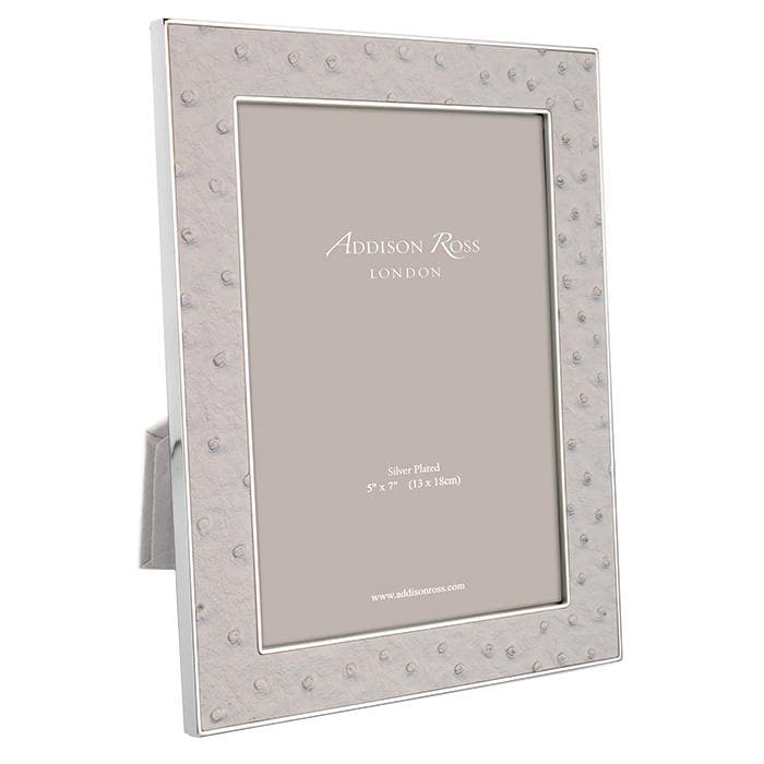 Addison Ross Faux Ostrich Picture Frame (Mist)