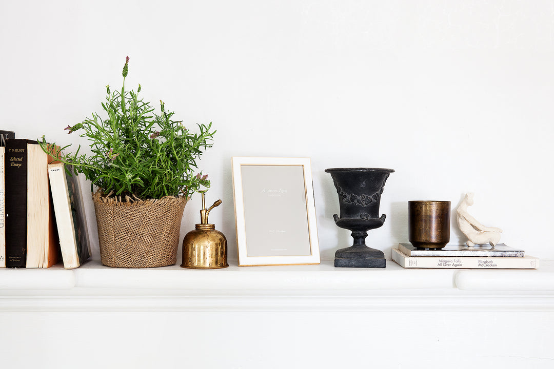 rustic metal plant pots Set/4 Rustic Metal Flower Pots