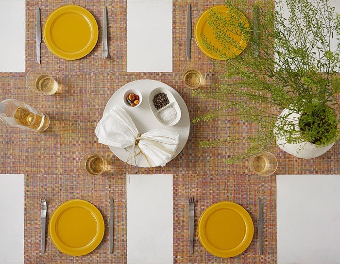 Chilewich Mini Basketweave Rectangle Place Mats Set/4