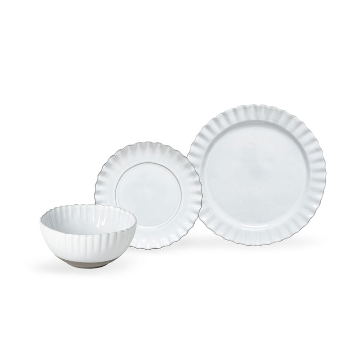 Costa Nova Festa Ecogres Fine Stoneware Dinnerware (White)