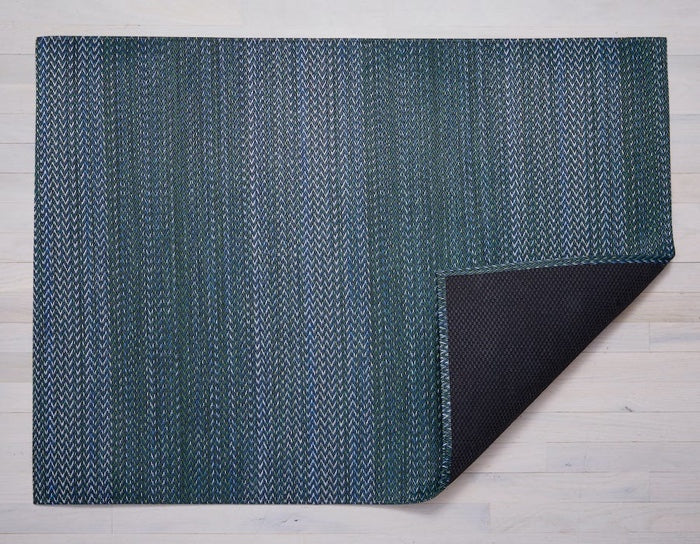 Chilewich Blue Mosaic Floor Mat, 48 x 35